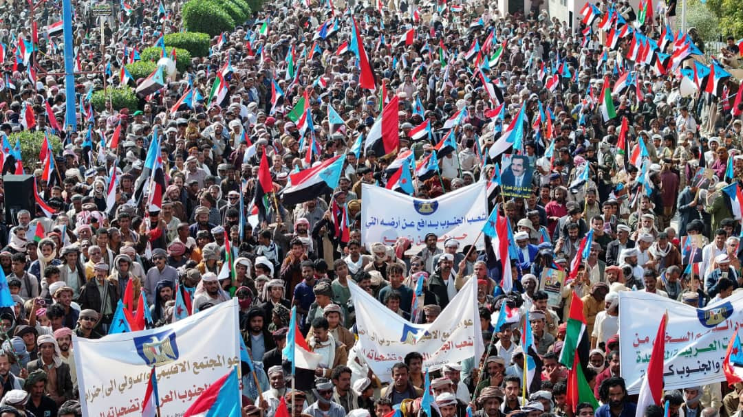 مليونية جماهيرية حاشدة في شبوة دعمًا للقوات المسلحة الجنوبية والمطالبة بإعلان دولة الجنوب العربي مليونية جماهيرية حاشدة في شبوة دعمًا للقوات المسلحة الجنوبية والمطالبة بإعلان دولة الجنوب العربي