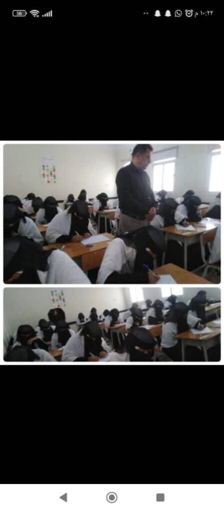 المدير العامري يطّلع على سير الامتحانات بثانويات ابن حم للبنين وتاربة للبنات والرواد الأهلية : المدير العامري يطّلع على سير الامتحانات بثانويات ابن حم للبنين وتاربة للبنات والرواد الأهلية :