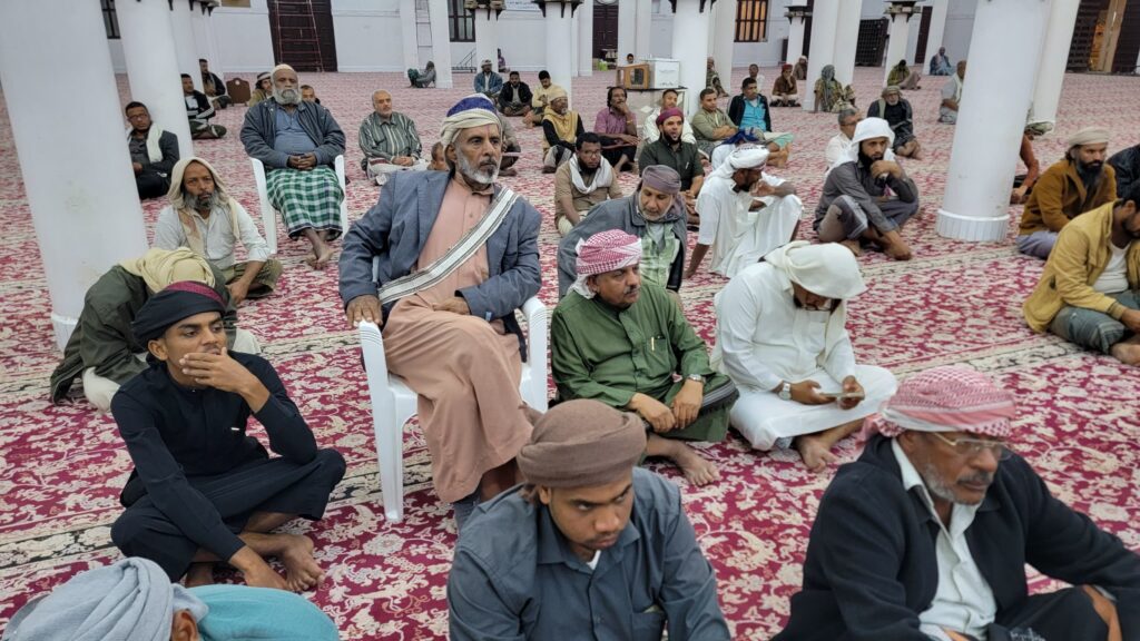 محاضرة دينية في جامع القطن بوادي حضرموت ضمن زيارات مشائخ أهل السنة من عدن محاضرة دينية في جامع القطن بوادي حضرموت ضمن زيارات مشائخ أهل السنة من عدن