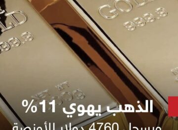 انهيار حاد في أسعار الذهب والفضة وسط تقلبات الأسواق العالمية انهيار حاد في أسعار الذهب والفضة وسط تقلبات الأسواق العالمية