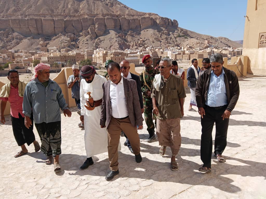 وكيل محافظة حضرموت بالوادي يتفقد الأوضاع بمدينة شبام التاريخية وكيل محافظة حضرموت بالوادي يتفقد الأوضاع بمدينة شبام التاريخية