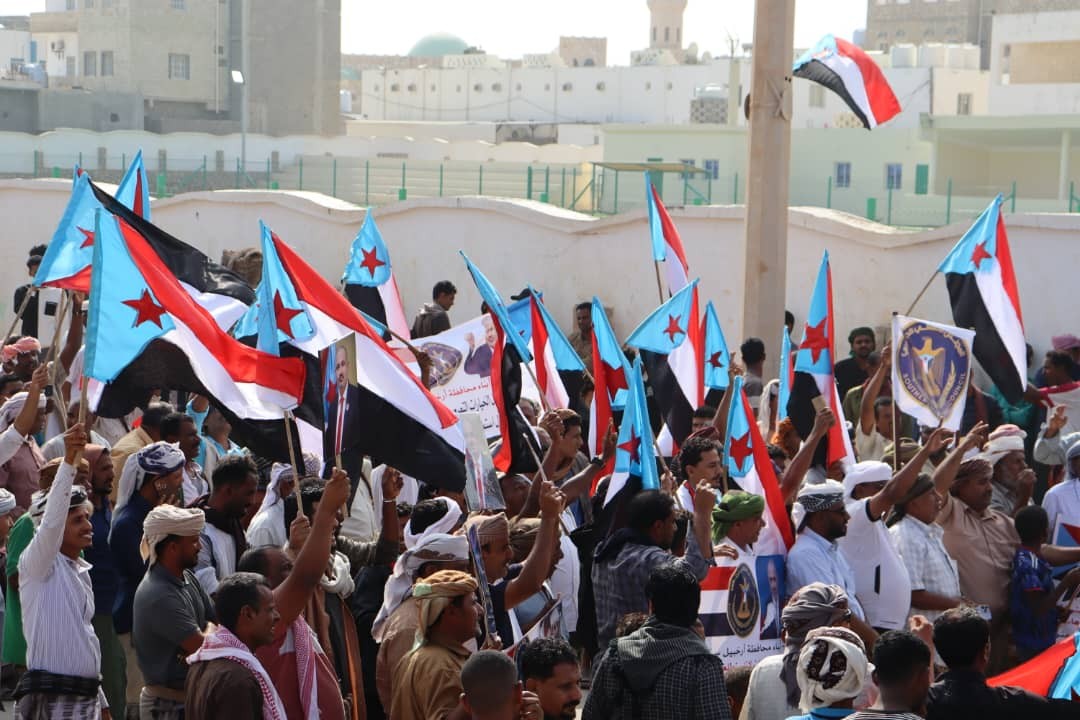 حشد جماهيري واسع في سقطرى يجدد العهد للمجلس الانتقالي الجنوبي ويؤكد الثبات على القضية الجنوبية (بيان) حشد جماهيري واسع في سقطرى يجدد العهد للمجلس الانتقالي الجنوبي ويؤكد الثبات على القضية الجنوبية (بيان)