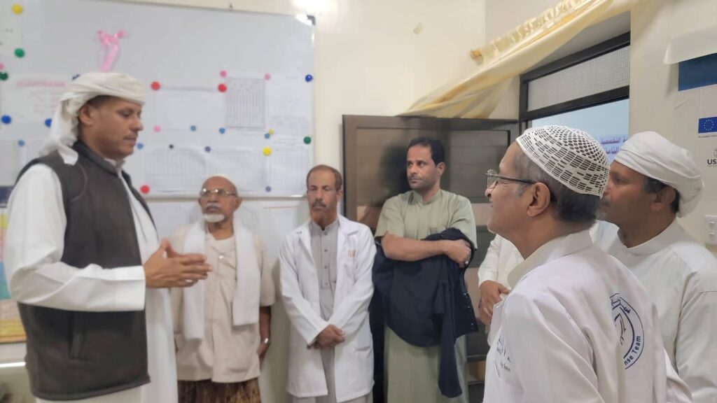 مدير عام سيئون يدشن نشاط العيادات الرمضانية التخصصية الخيرية المجانية الـ8 للعام 1447هـ بمدينة سيئون. مدير عام سيئون يدشن نشاط العيادات الرمضانية التخصصية الخيرية المجانية الـ8 للعام 1447هـ بمدينة سيئون.