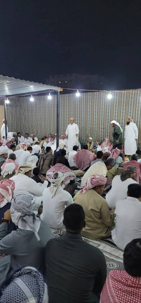 قبيلة آل باجري تقيم العواد الجماعي السابع عشر للقبيلة بمناسبة عيد الفطر المبارك في ضيافة مكتب آل حسن بن علي قبيلة آل باجري تقيم العواد الجماعي السابع عشر للقبيلة بمناسبة عيد الفطر المبارك في ضيافة مكتب آل حسن بن علي