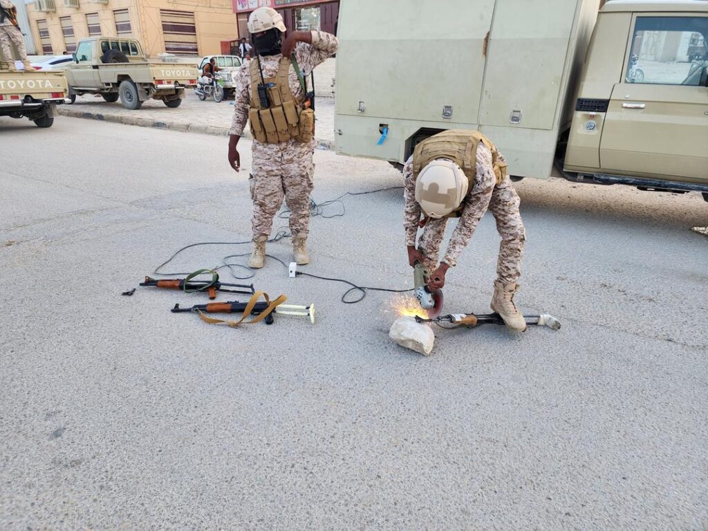 استمرار حملة منع السلاح لليوم الثاني على التوالي استمرار حملة منع السلاح لليوم الثاني على التوالي