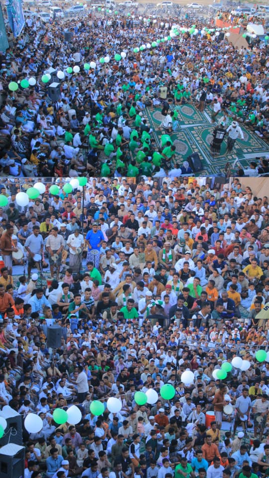 ليلة الفرح الأخضر في تريم: تحالف المحيضرة يحتفي بأبطال الطائرة في مهرجان جماهيري استثنائي "صور" ليلة الفرح الأخضر في تريم: تحالف المحيضرة يحتفي بأبطال الطائرة في مهرجان جماهيري استثنائي "صور"