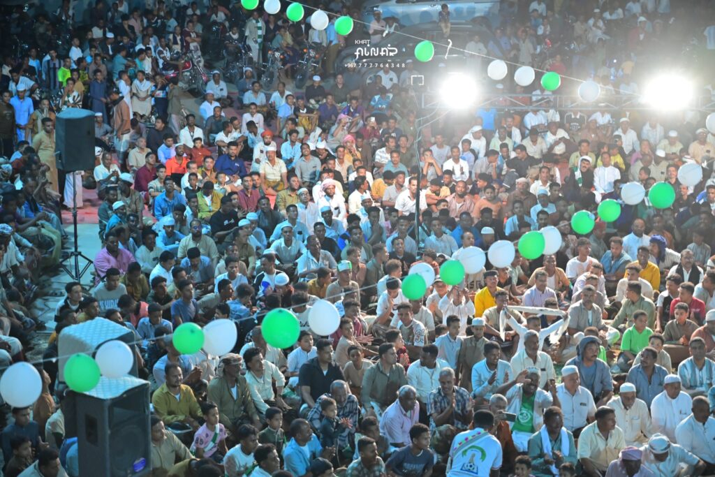 ليلة الفرح الأخضر في تريم: تحالف المحيضرة يحتفي بأبطال الطائرة في مهرجان جماهيري استثنائي "صور" ليلة الفرح الأخضر في تريم: تحالف المحيضرة يحتفي بأبطال الطائرة في مهرجان جماهيري استثنائي "صور"