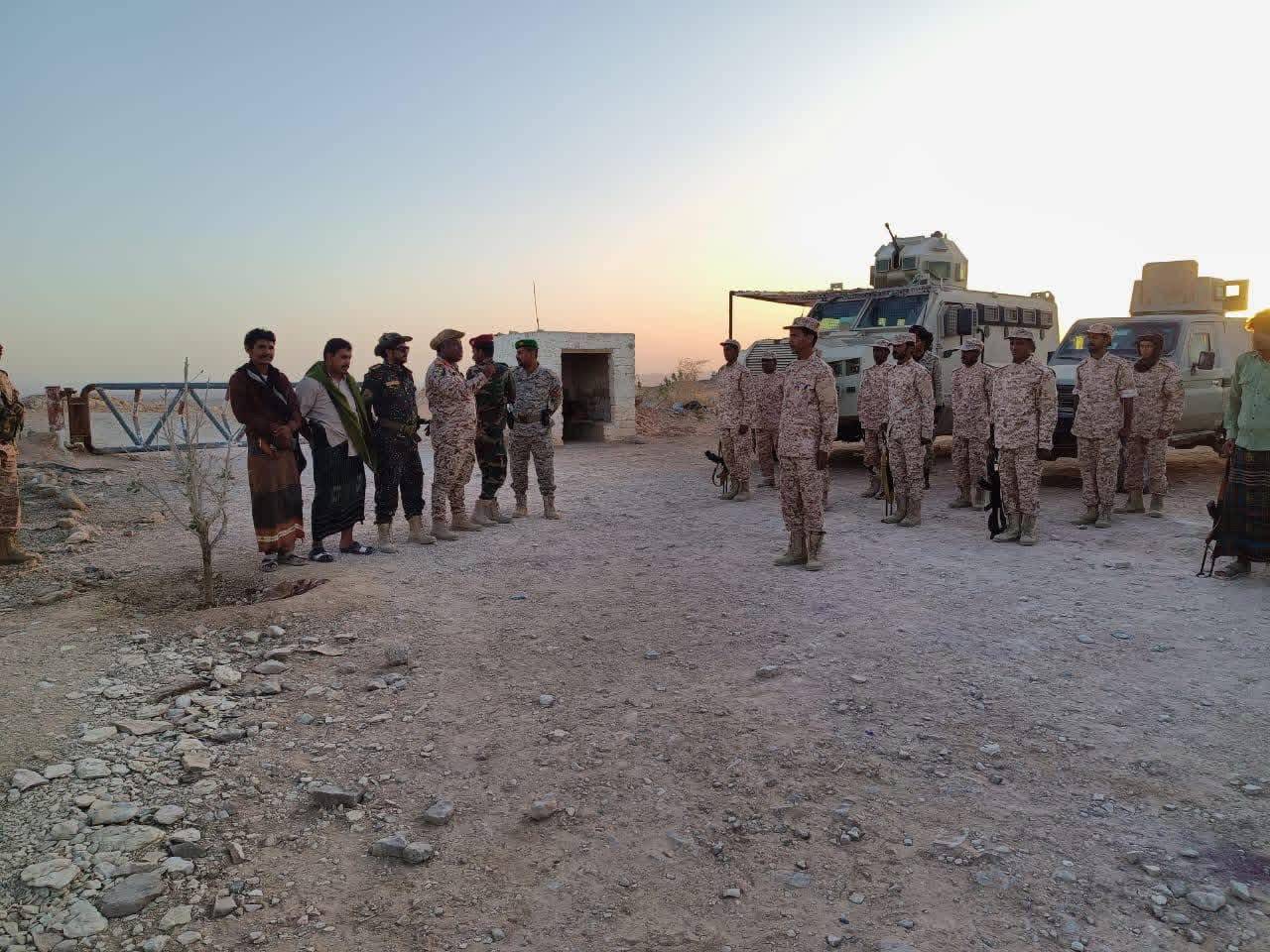 أول تشكيل عسكري يندمج في اطار وزارة الداخلية اليمنية - أول تشكيل عسكري يندمج في اطار وزارة الداخلية اليمنية -