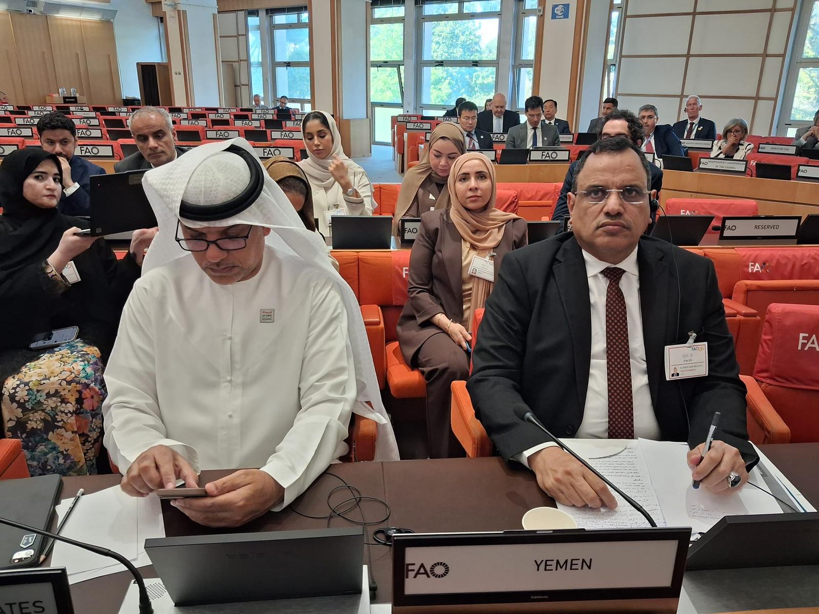 اليمن يشارك في الإجتماع الوزاري للدورة الـ38 لمؤتمر منظمة الفاو الاقليمي للشرق الادنى - اليمن يشارك في الإجتماع الوزاري للدورة الـ38 لمؤتمر منظمة الفاو الاقليمي للشرق الادنى -