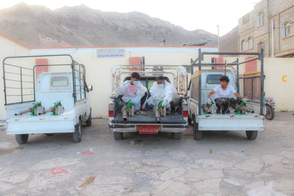 بتوجيهات واشراف مكتب الصحة بساحل حضرموت والسلطة المحلية في المديرية .. مكتب الصحة ببروم ميفع ينفذ حملة رش ضبابي لمكافحة البعوض بالمديرية بتوجيهات واشراف مكتب الصحة بساحل حضرموت والسلطة المحلية في المديرية .. مكتب الصحة ببروم ميفع ينفذ حملة رش ضبابي لمكافحة البعوض بالمديرية