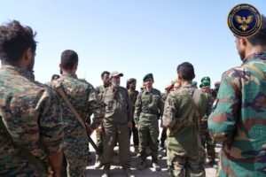 اللواء الجمالي يتفقد قوات الأمن الوطني بلحج ويشدد على الانضباط ورفع الجاهزية الأمنية - اللواء الجمالي يتفقد قوات الأمن الوطني بلحج ويشدد على الانضباط ورفع الجاهزية الأمنية -