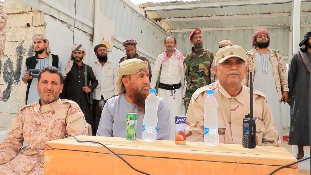 وكيل حضرموت يتفقد اللواء الرابع بقوات درع الوطن في رماه ويؤكد مواصلة ترسيخ الأمن وحماية المديريات الحدودية وكيل حضرموت يتفقد اللواء الرابع بقوات درع الوطن في رماه ويؤكد مواصلة ترسيخ الأمن وحماية المديريات الحدودية