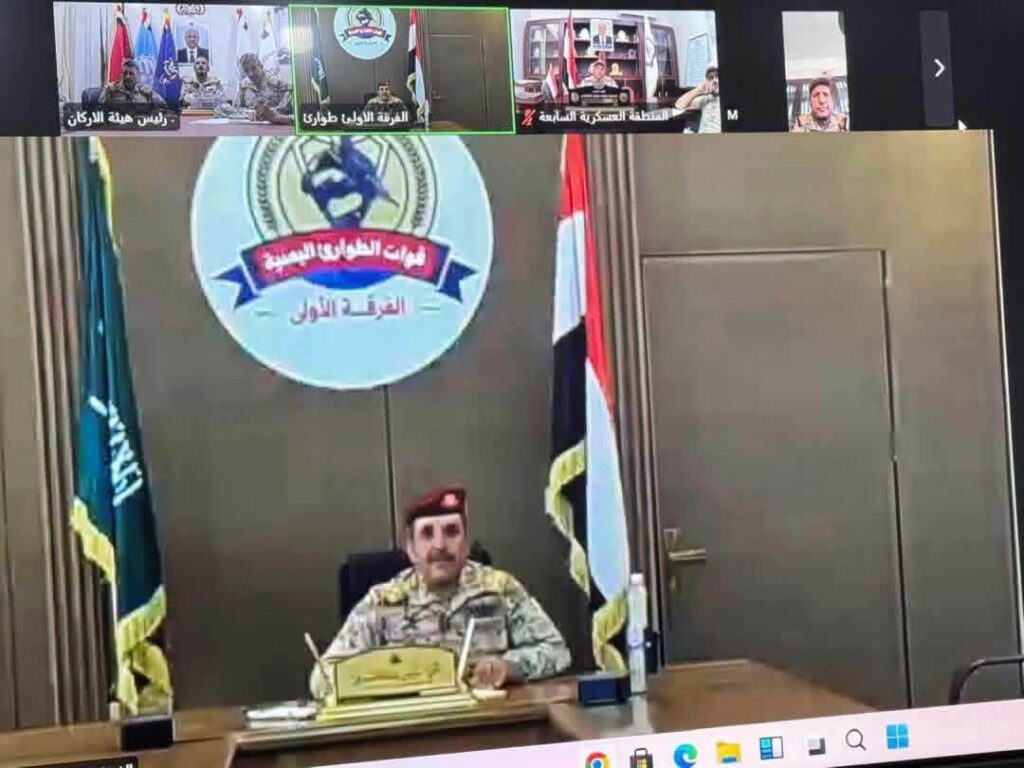 رئيس الأركان يوجه بمتابعة اجراءات ضبط المتورطين في الهجوم الغادر على أفراد قوات درع الوطن بحضرموت رئيس الأركان يوجه بمتابعة اجراءات ضبط المتورطين في الهجوم الغادر على أفراد قوات درع الوطن بحضرموت