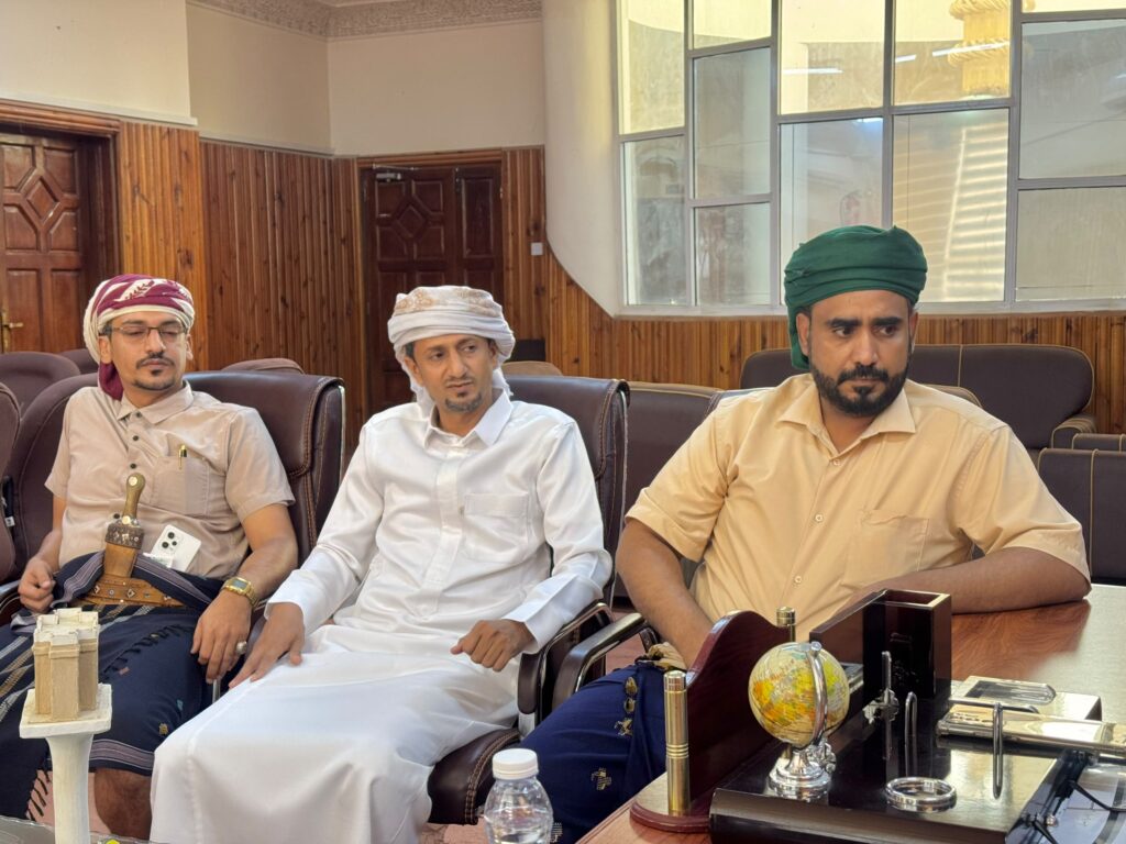 قيادة مجلس المستقبل الجنوبي بحضرموت تبحث مع وكيل مديريات الوادي والصحراء مستجدات الأوضاع وتعزيز الشراكة الوطنية قيادة مجلس المستقبل الجنوبي بحضرموت تبحث مع وكيل مديريات الوادي والصحراء مستجدات الأوضاع وتعزيز الشراكة الوطنية