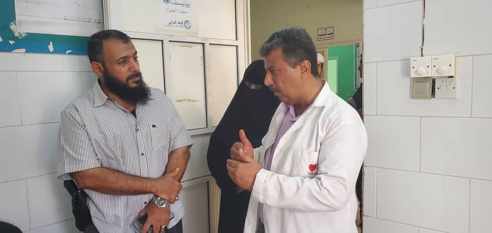 مدير عام التواهي يتفقد المجمع الصحي القلوعة ويوجه بتعزيز الخدمات الصحية وتلبية الاحتياجات وفق الإمكانيات مدير عام التواهي يتفقد المجمع الصحي القلوعة ويوجه بتعزيز الخدمات الصحية وتلبية الاحتياجات وفق الإمكانيات