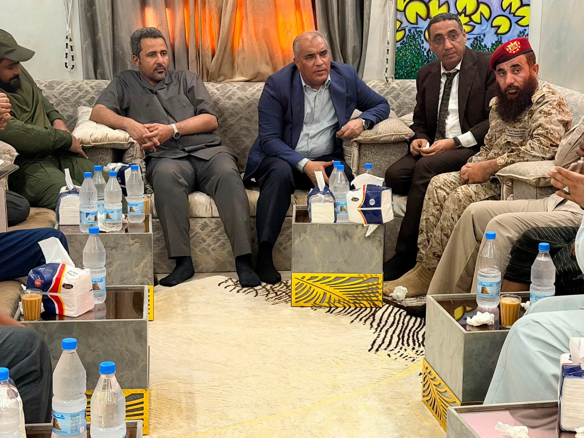 محافظ لحج ووزير التربية وقائد المنطقة الرابعة يدشنون مشاريع تنموية بالمضاربة ورأس العارة - محافظ لحج ووزير التربية وقائد المنطقة الرابعة يدشنون مشاريع تنموية بالمضاربة ورأس العارة -