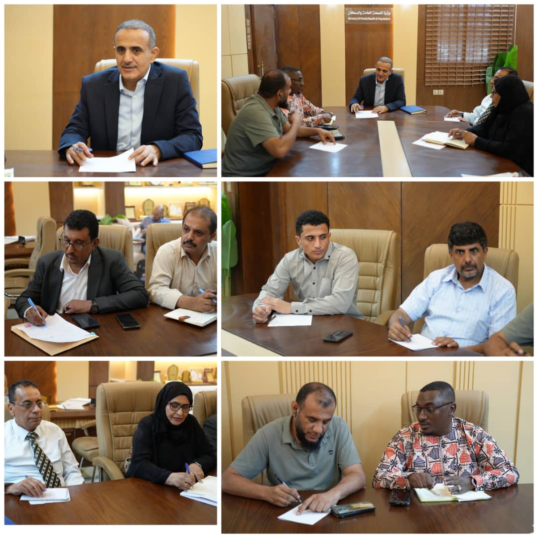 وزير الصحة يبحث مع أطباء بلا حدود الفرنسية والبلجيكية تعزيز الاستجابة للطوارئ وتطوير التدخلات وزير الصحة يبحث مع أطباء بلا حدود الفرنسية والبلجيكية تعزيز الاستجابة للطوارئ وتطوير التدخلات