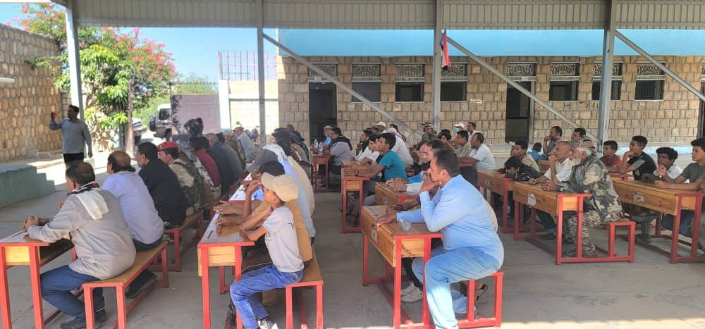 تنفيذية انتقالي الحصين تعقد لقاءً استثنائيًا موسعًا لرفع الجاهزية وإسناد القوات المسلحة الجنوبية تنفيذية انتقالي الحصين تعقد لقاءً استثنائيًا موسعًا لرفع الجاهزية وإسناد القوات المسلحة الجنوبية