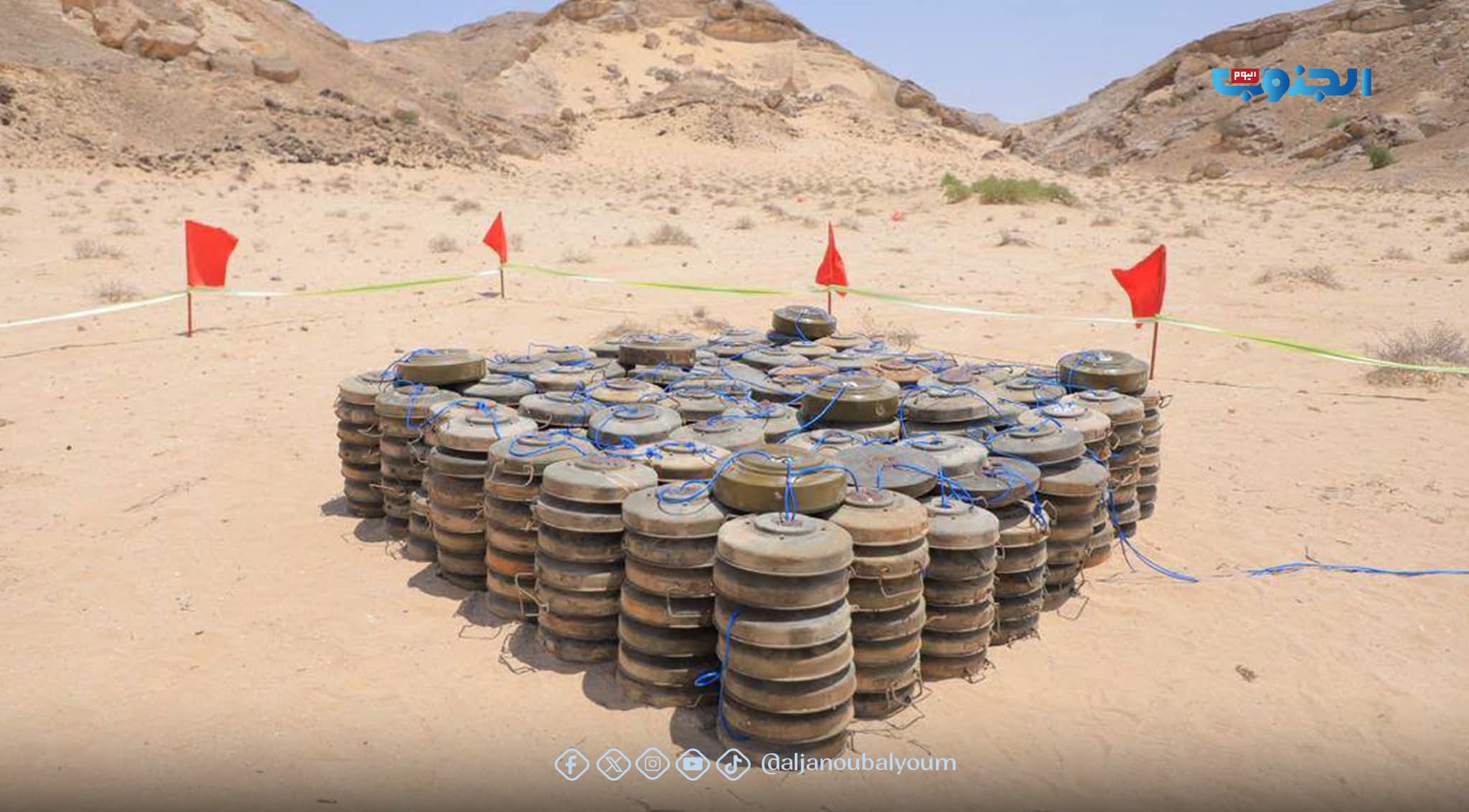قائد محور الغيضة يتفقد جاهزية اللواء 123 مشاة ويشرف على إتلاف 429 لغماً بحات قائد محور الغيضة يتفقد جاهزية اللواء 123 مشاة ويشرف على إتلاف 429 لغماً بحات