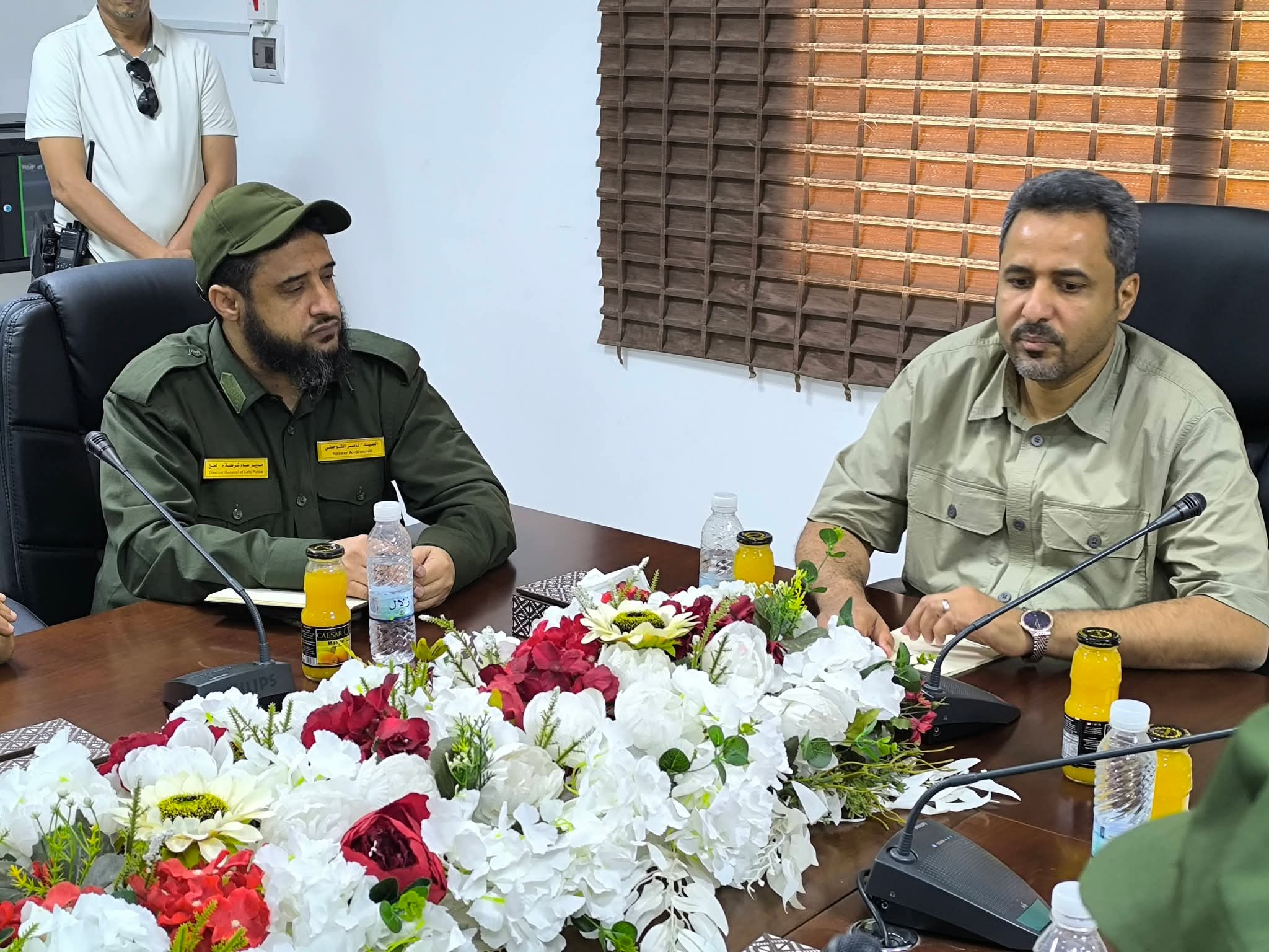 محافظ لحج يترأس اجتماعاً موسعاً للجنة الأمنية ويشدِّد على الجاهزية لمواجهة التصعيد الحوثي محافظ لحج يترأس اجتماعاً موسعاً للجنة الأمنية ويشدِّد على الجاهزية لمواجهة التصعيد الحوثي