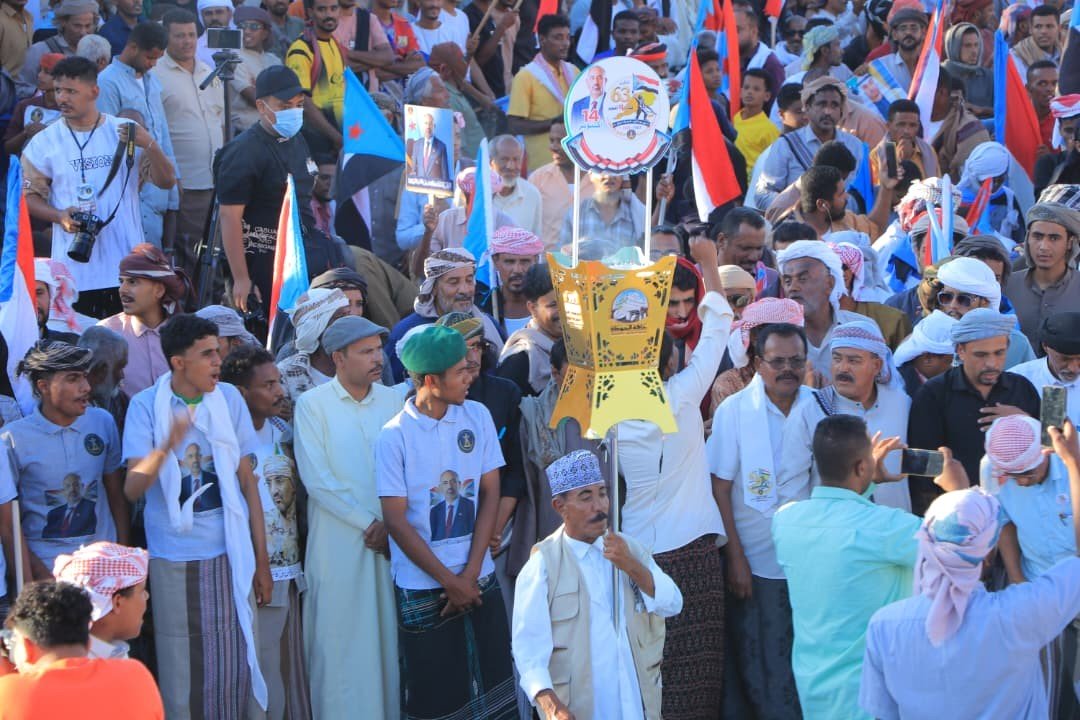 تلبية لدعوة الرئيس الزُبيدي.. سيئون تحتضن مليونية التعبئة الشعبية العامة للدفاع عن الجنوب وقضيته الوطنية في الذكرى الـ63 لثورة 14 أكتوبر تلبية لدعوة الرئيس الزُبيدي.. سيئون تحتضن مليونية التعبئة الشعبية العامة للدفاع عن الجنوب وقضيته الوطنية في الذكرى الـ63 لثورة 14 أكتوبر